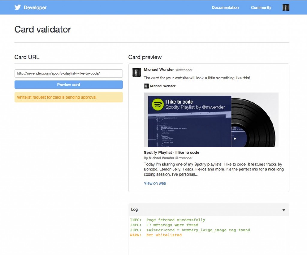twitter-card-validator