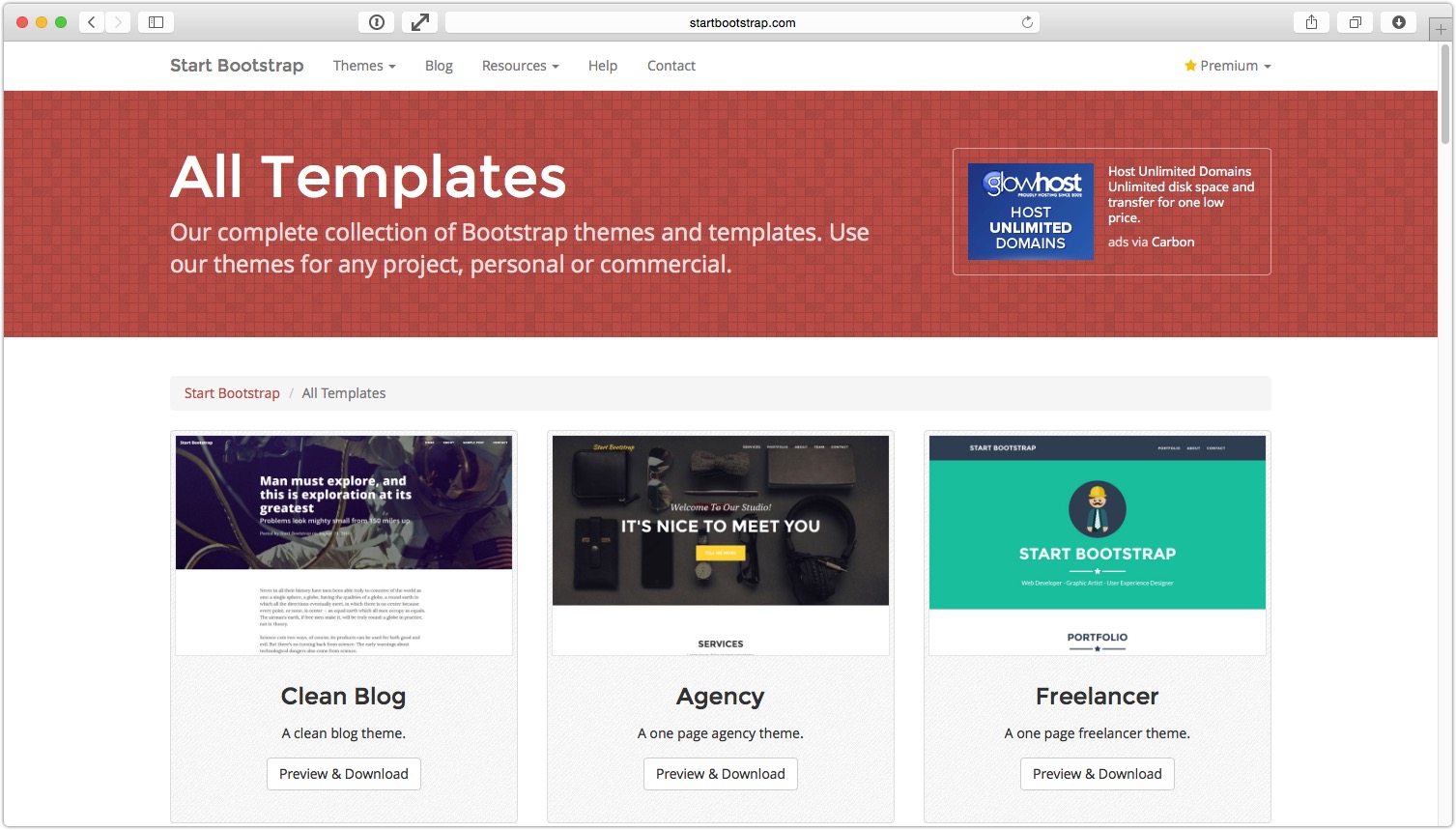 Bootstrap Themes Templates Free Download