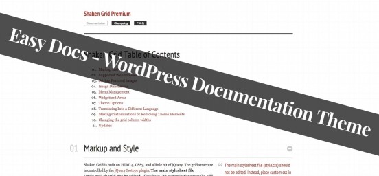 Easy Docs - WordPress Documentation Theme - @mwender