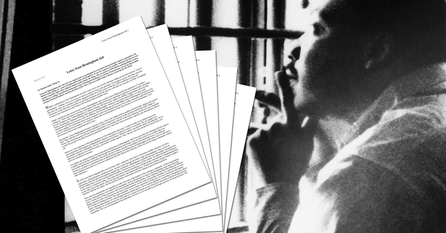 Dr king s letter from birmingham jail mwender